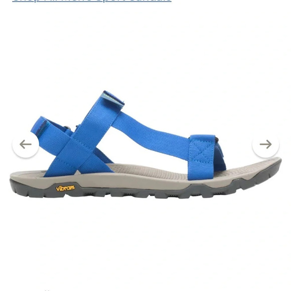 Merrill Breakwater Strap Sandals Blue NEW NWT
